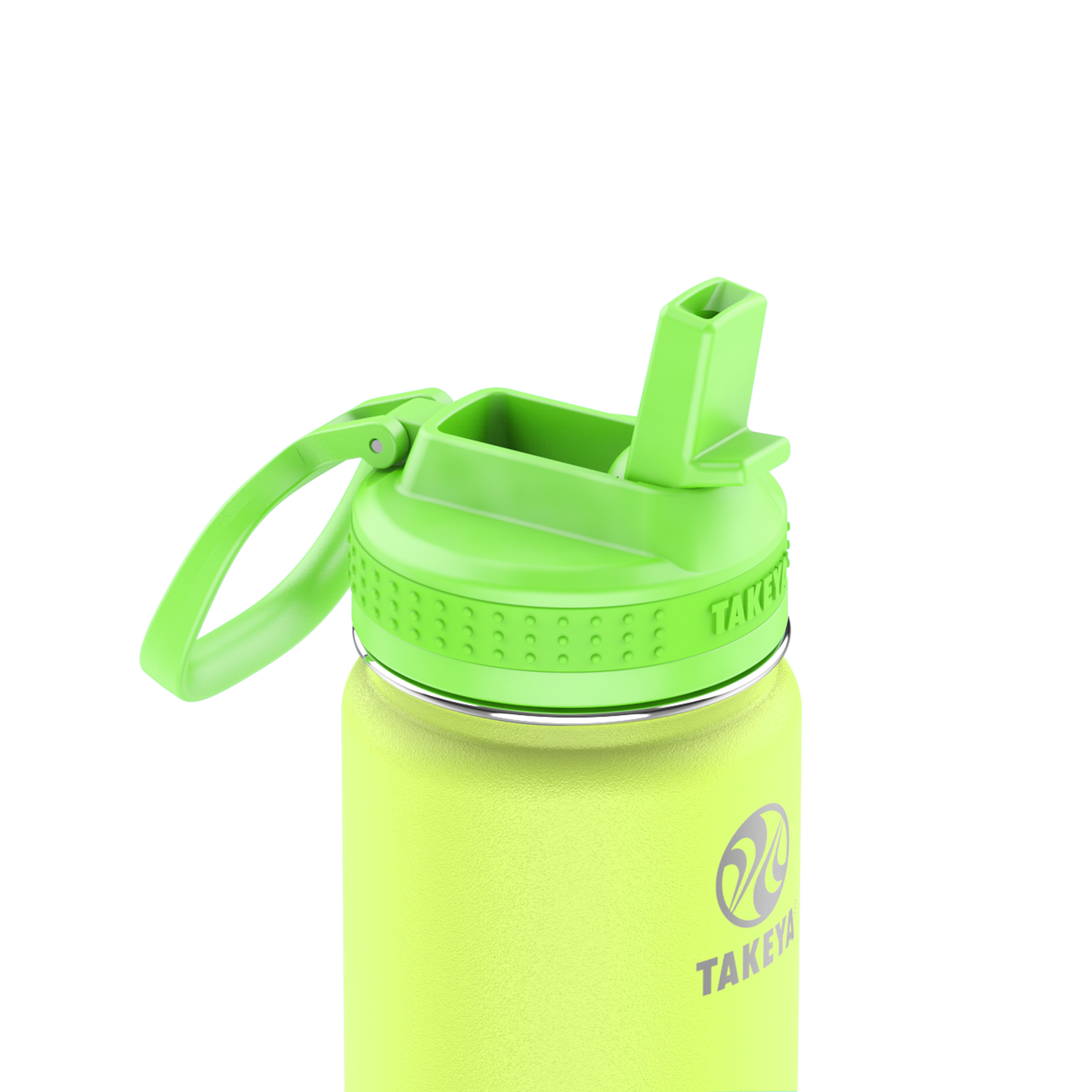 actives-kids-glow-in-the-dark-water-bottle-with-straw-lid-v8 51075-Actives-Kids-Straw-18-GID-LightningGreen-closeup.png