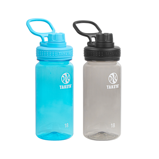tritan-water-bottle-bundle-with-spout-lid-2-pack-k7 51476-Tritan-Spout-18-2pk-BreezyBlue-StormyBlack-Front_1.png
