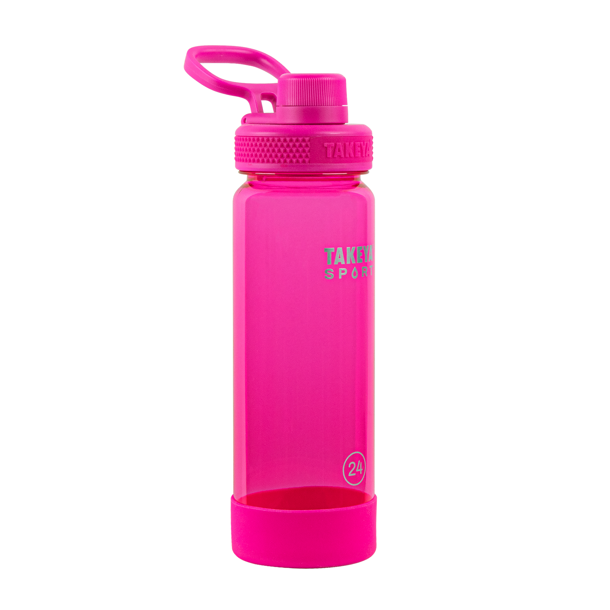 tritan-sport-water-bottle-with-spout-lid-d3 51671-TKS-Tritan-Spout-24-PinkSweep-frontangle.png