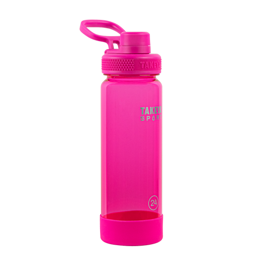 tritan-sport-water-bottle-with-spout-lid-d3 51671-TKS-Tritan-Spout-24-PinkSweep-frontangle.png
