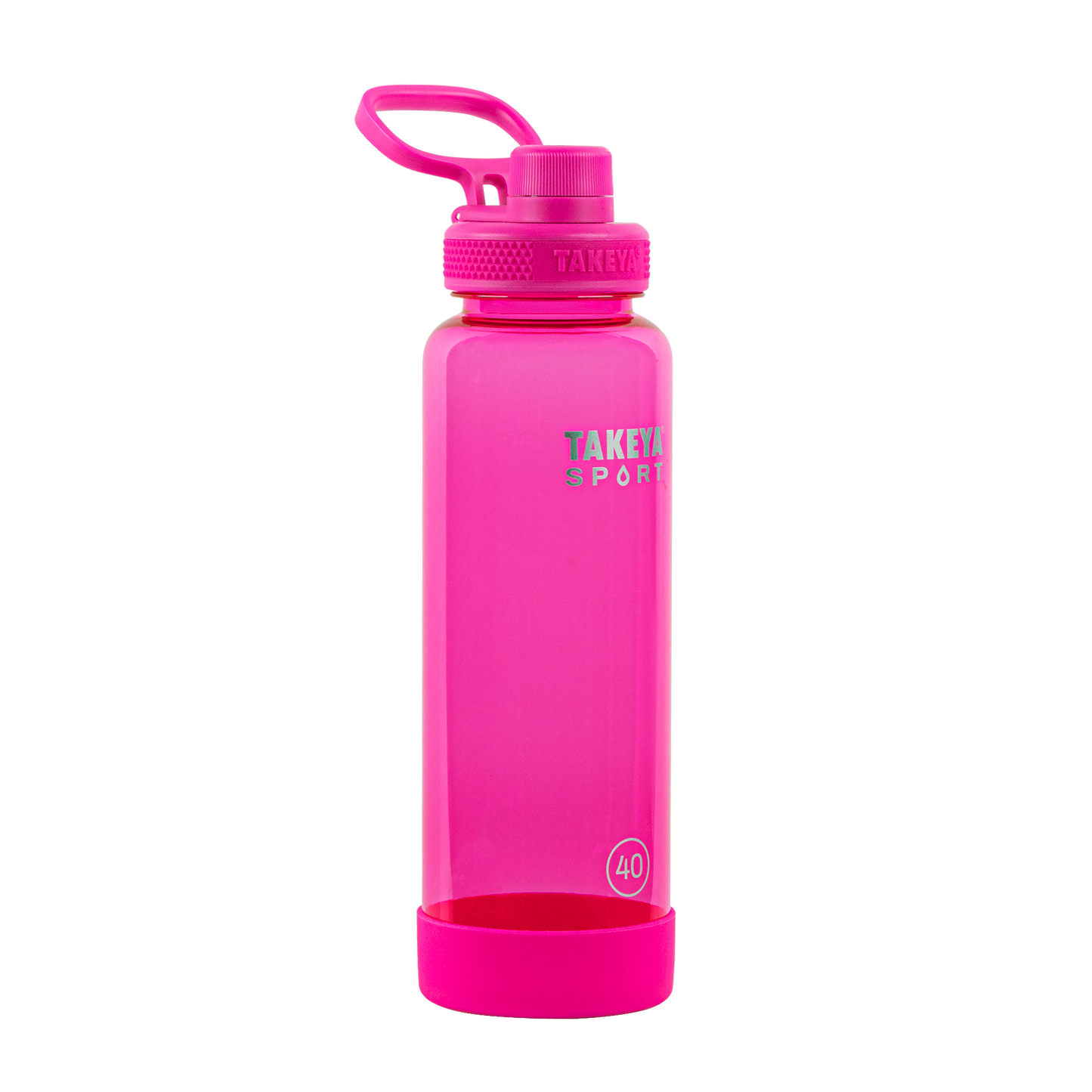 tritan-sport-water-bottle-with-spout-lid-d3 52030-TKS-Tritan-Spout-40-PinkSweep-frontangle.png