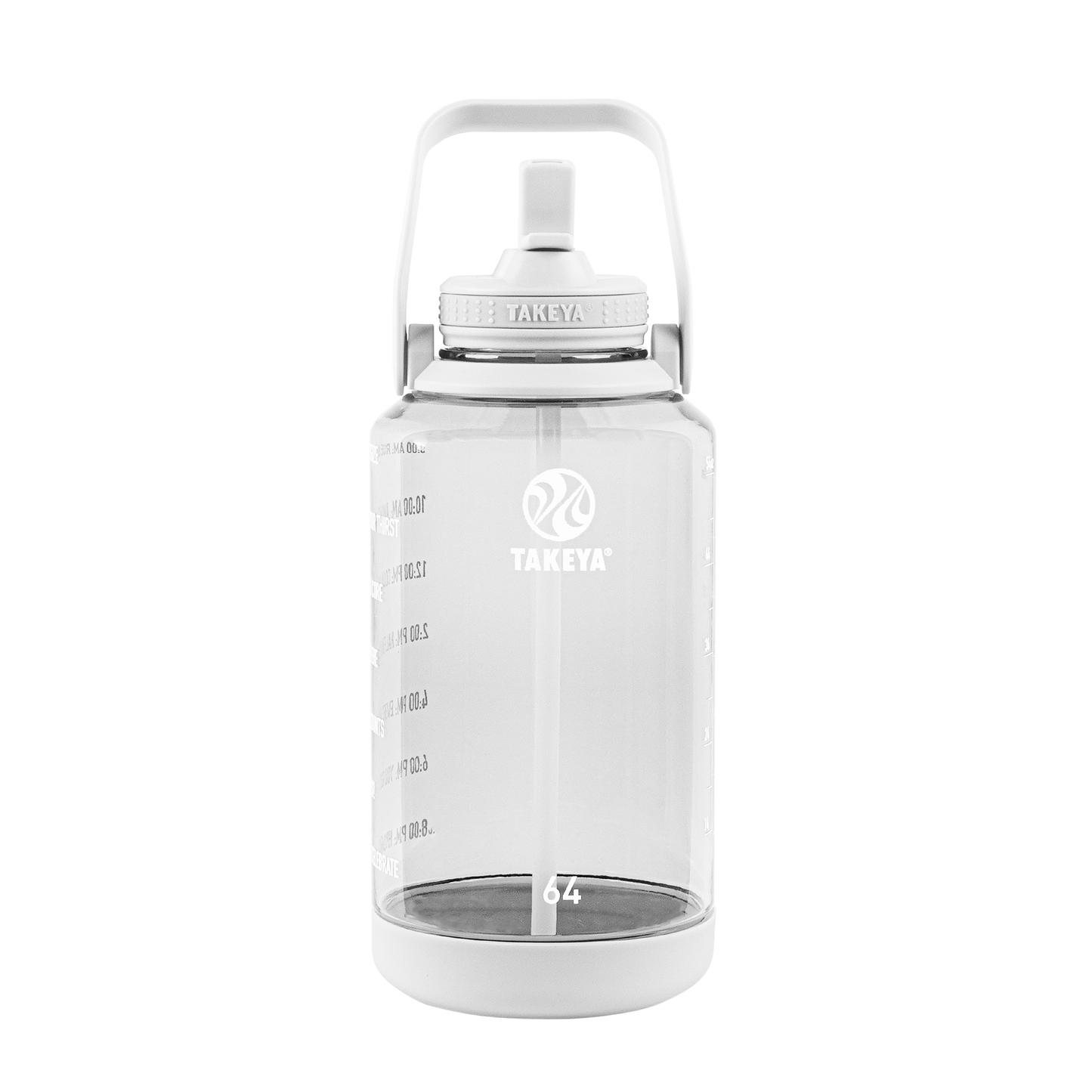 tritan-motivational-water-bottle-with-straw-lid-y5 54142-Tritan-Straw-Motivational-64-WhiteCloud-front.png