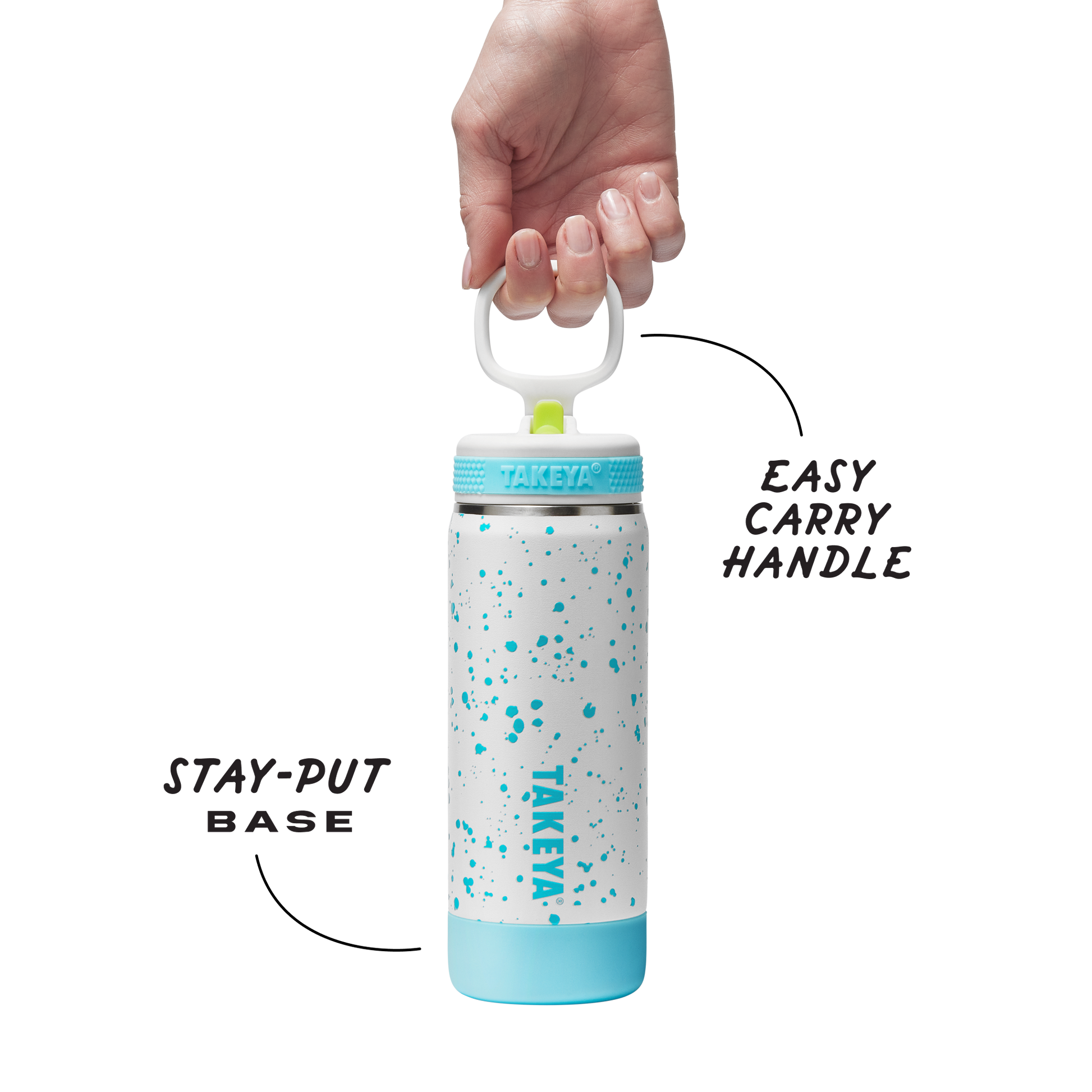 glow-in-the-dark-sport-kids-water-bottle-confetti-with-straw-lid-d6 TKS_SP25_CoreKidsGIDConfetti_StwBtl_CloudGlow_18oz_51368_v3_sRGB-Callout.png